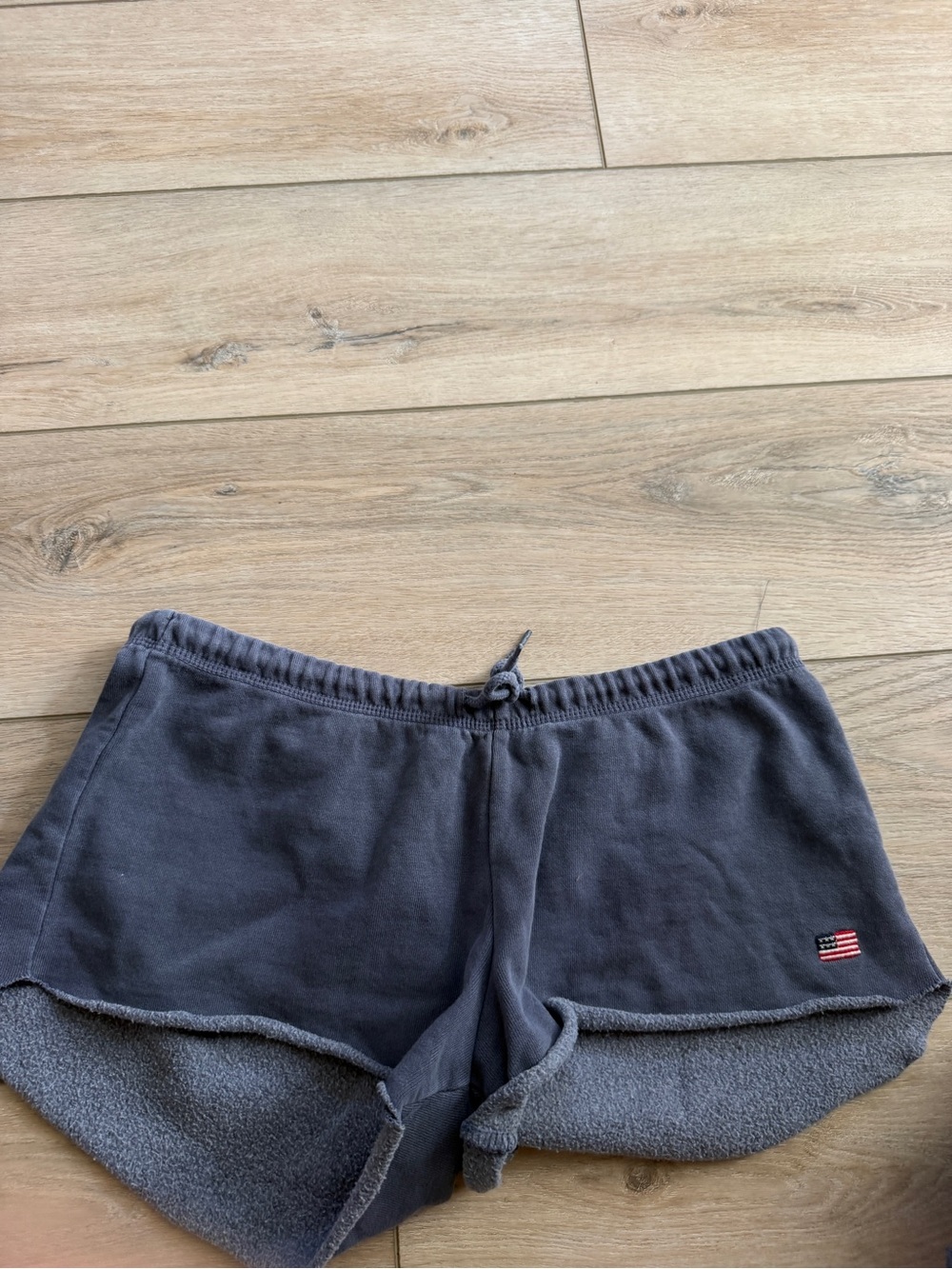 Brandy Melville Charcoal Gray Fleece-Lined Athletic Shorts